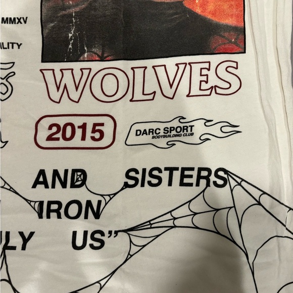 Darc Sport "With Great Power" Spiderman Premium Oversized T-Shirt in Cream - Picture 7 of 9